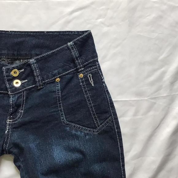 🔴𝗕𝗢𝗚𝗢🔴womens jeans pega 2 size 13 blue wash - Picture 4 of 16